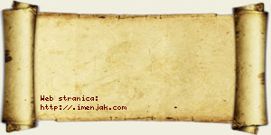 Kristina Jočanin vizit kartica